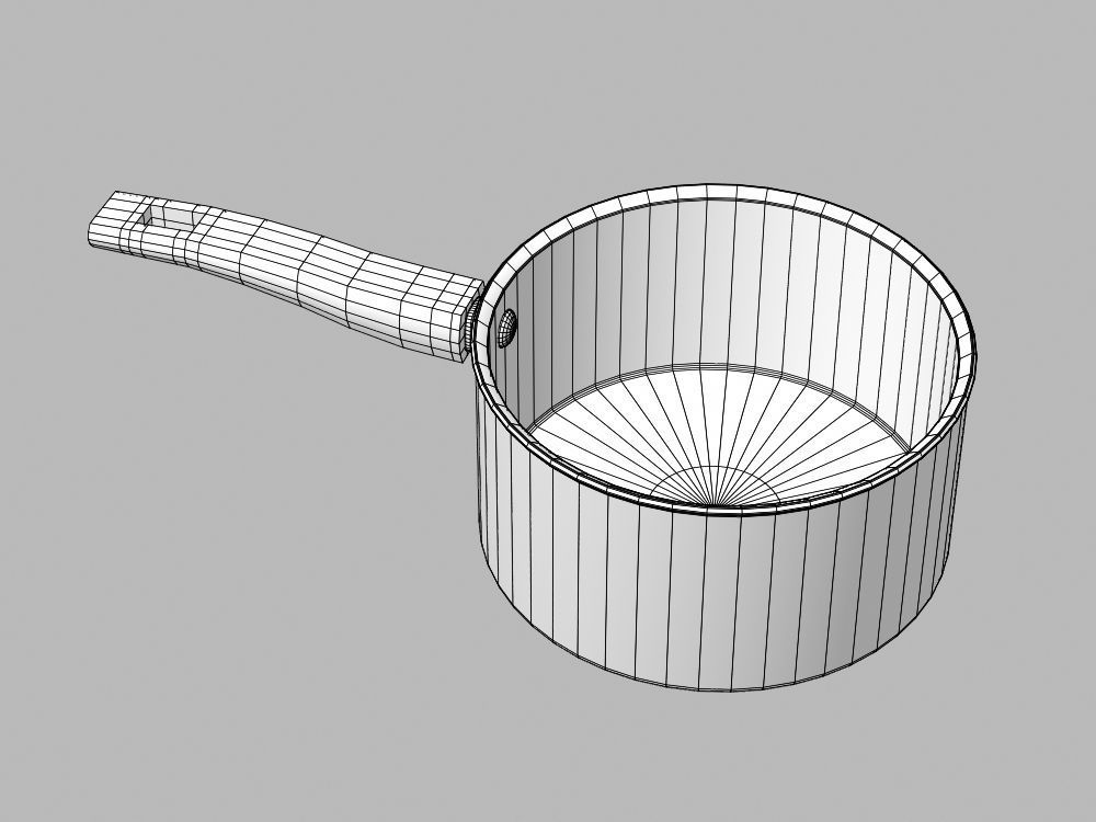 Cookware Set cooking pot 3D model_110