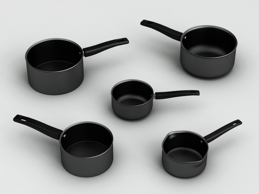 Cookware Set cooking pot 3D model_92