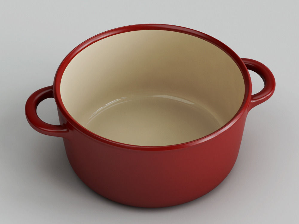 Cookware Set cooking pot 3D model_18