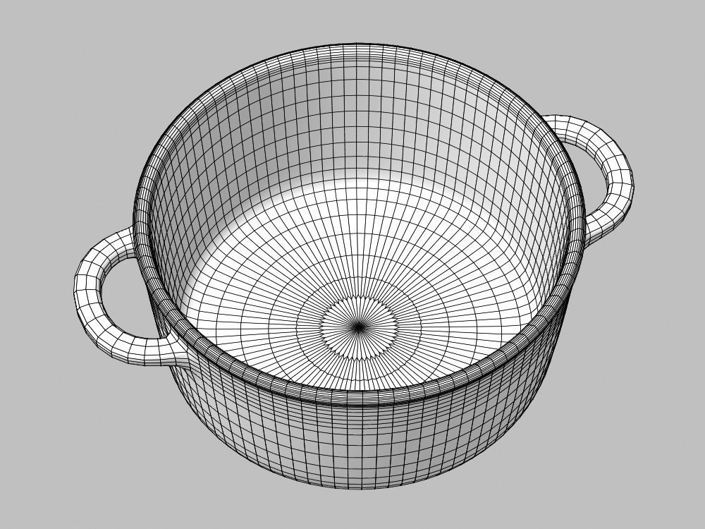 Cookware Set cooking pot 3D model_32