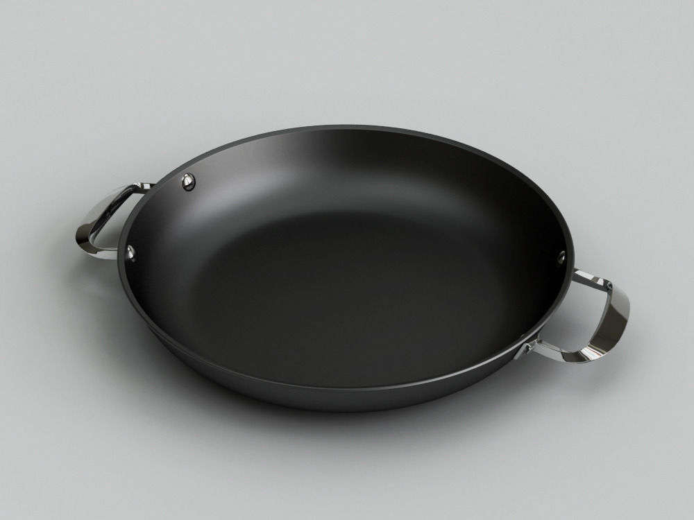 Cookware Set cooking pot 3D model_44