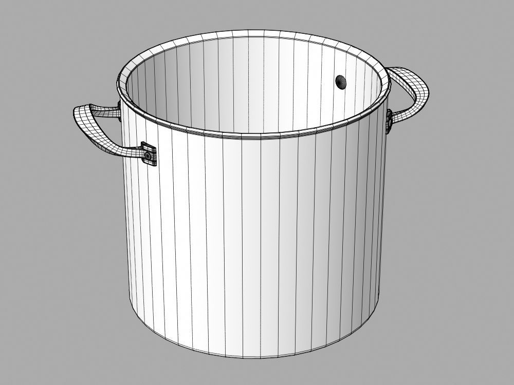 Cookware Set cooking pot 3D model_138