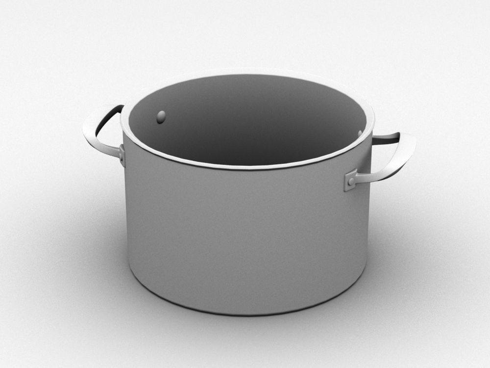 Cookware Set cooking pot 3D model_130