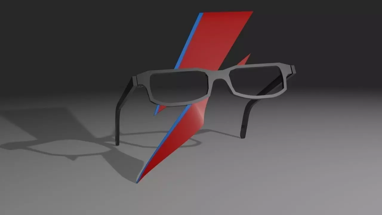 DB Glasses - Tribute to David Bowie  Free 3D print model_0