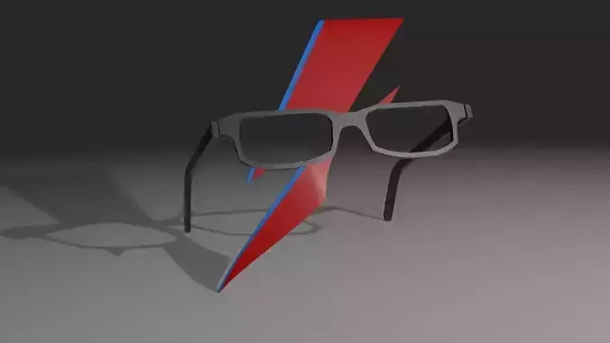 DB Glasses - Tribute to David Bowie  Free 3D print model
