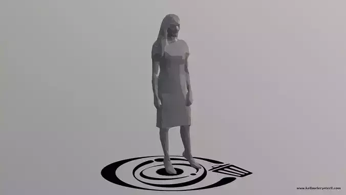 Human 039 LP R Low-poly 3D model