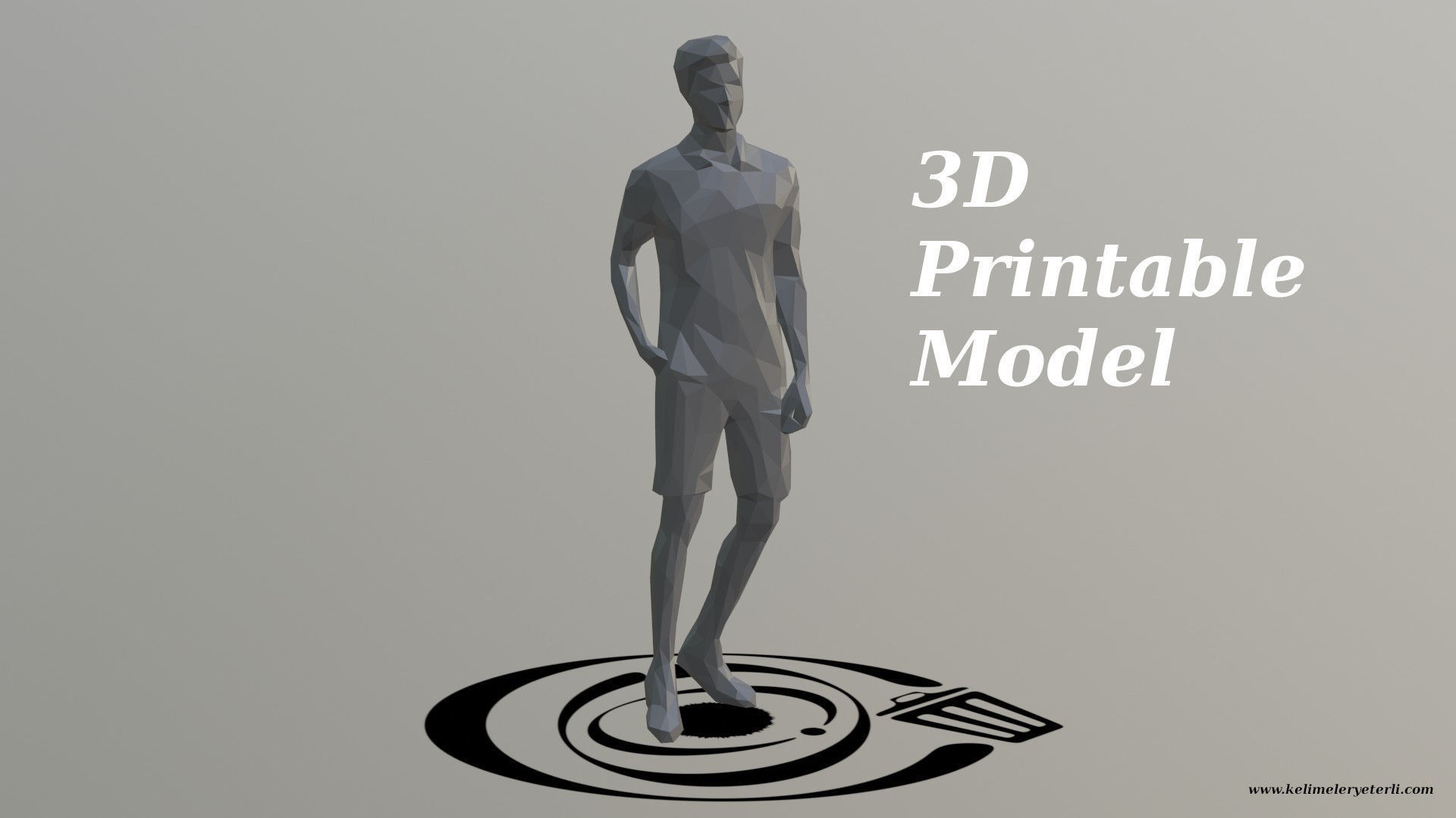 Human 040 LP R Low-poly 3D model_4