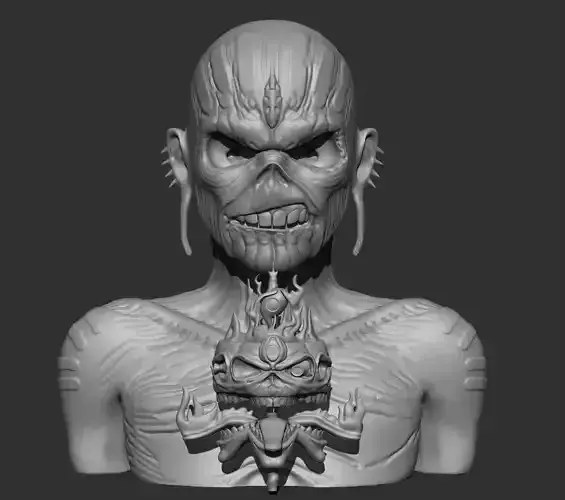 Eddie Iron Maiden  Stl for Print 