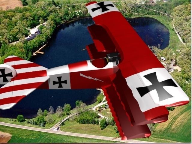 Fokker DR-1 Triplane V03 3D model_11
