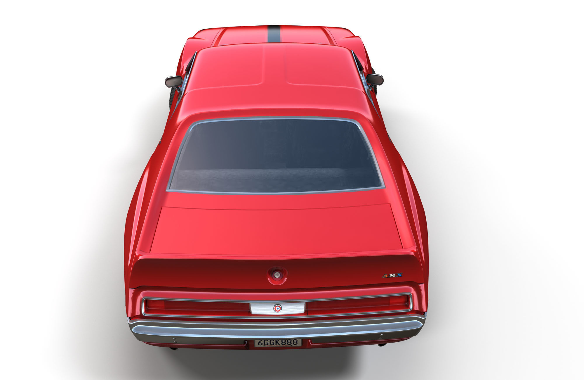 AMC Javelin 1971 Low-poly 3D model_3