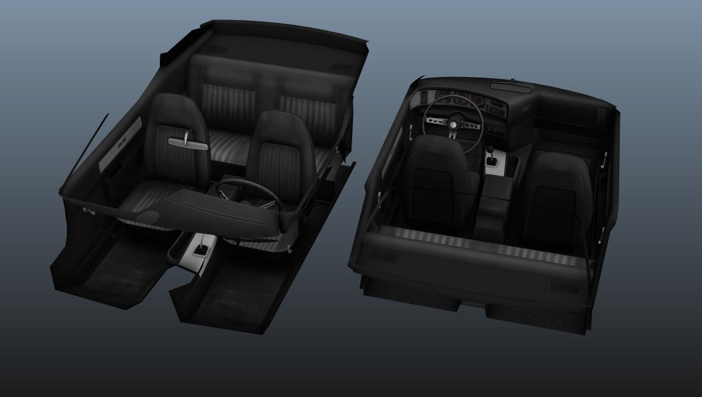 AMC Javelin 1971 Low-poly 3D model_40