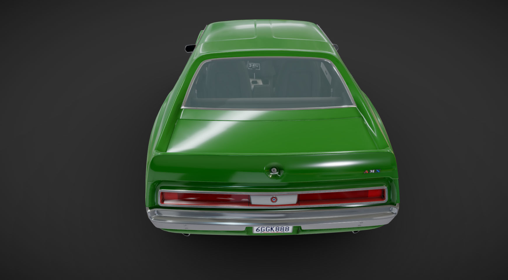 AMC Javelin 1971 Low-poly 3D model_29