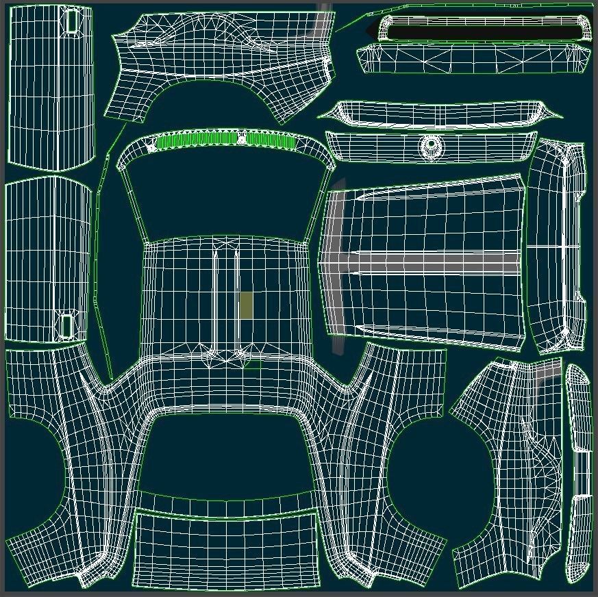 AMC Javelin 1971 Low-poly 3D model_43