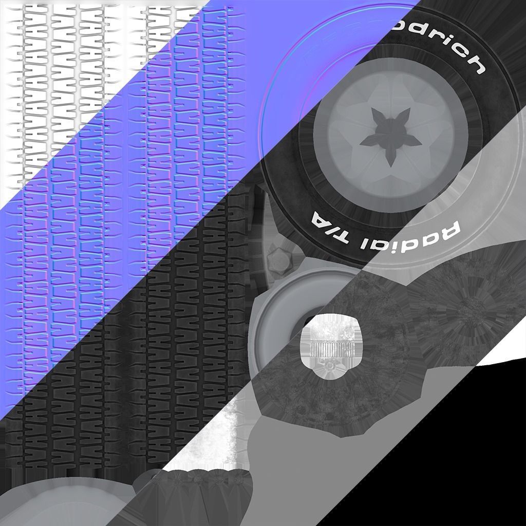 AMC Javelin 1971 Low-poly 3D model_46