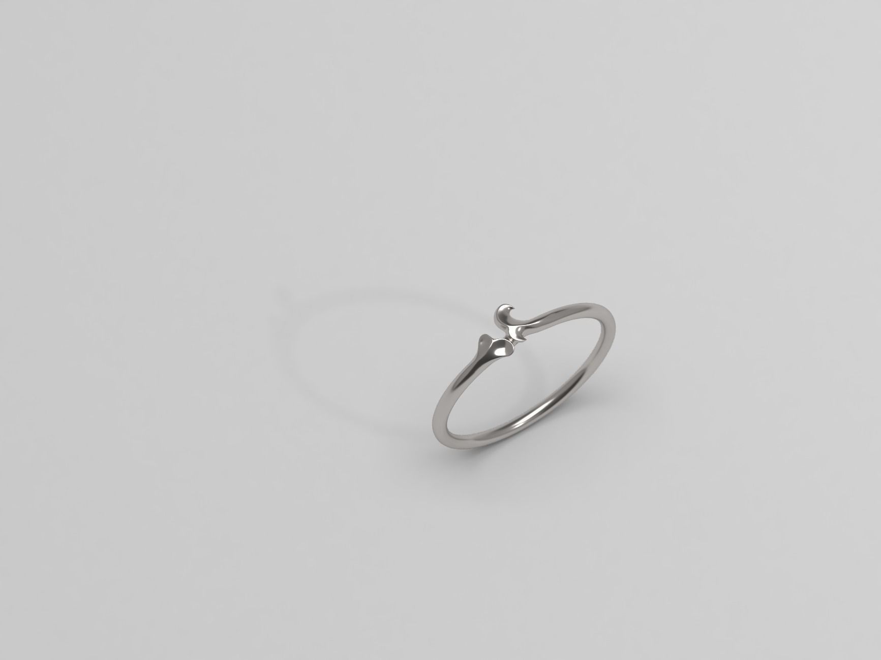 Thin baroque patern ring Free 3D print model_2