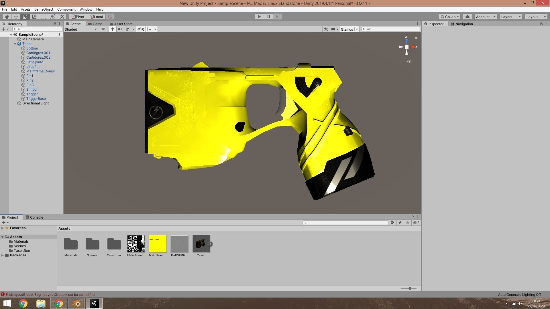TASER X2 -  Low-poly 3D model_12