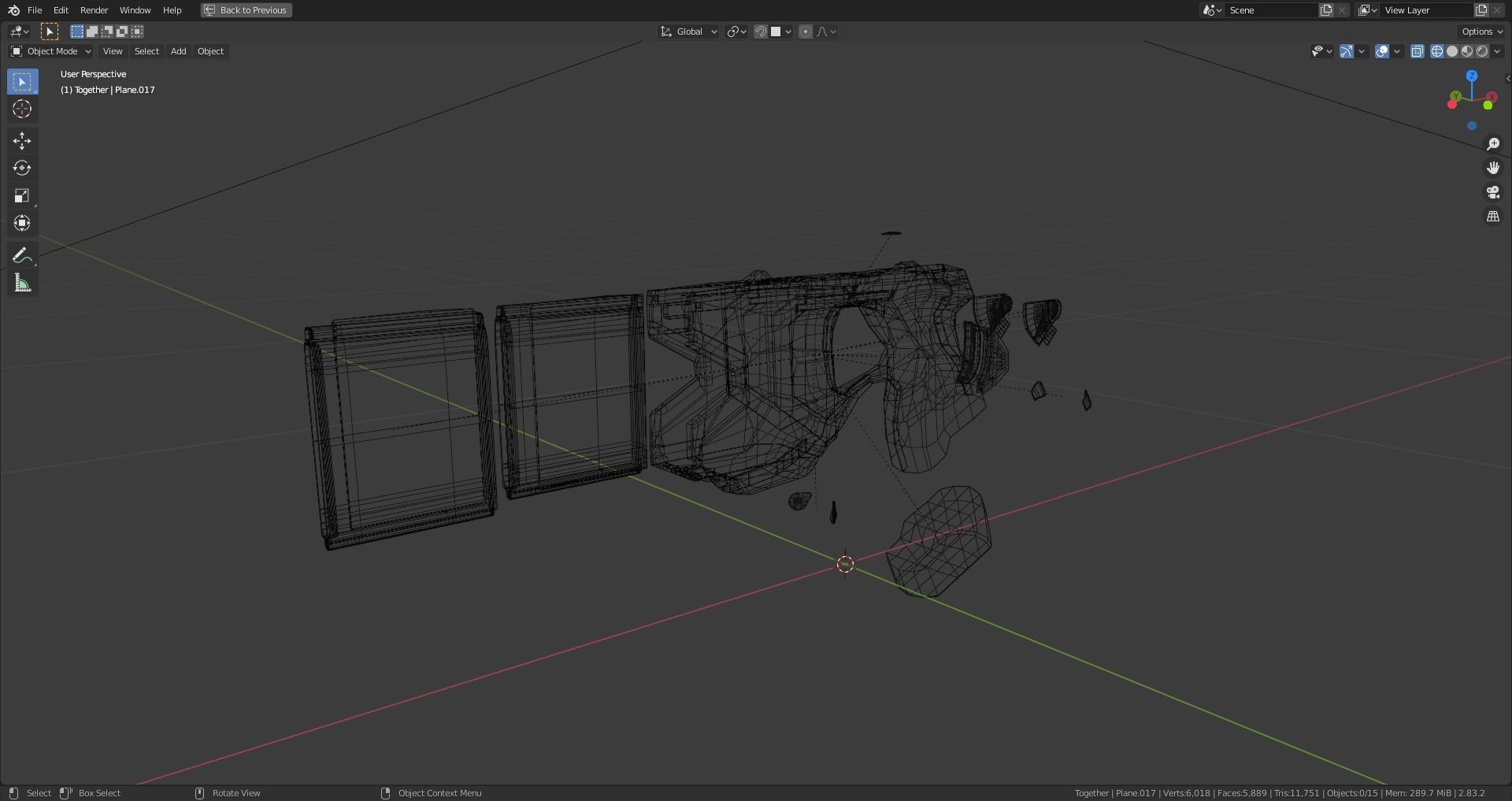 TASER X2 -  Low-poly 3D model_11