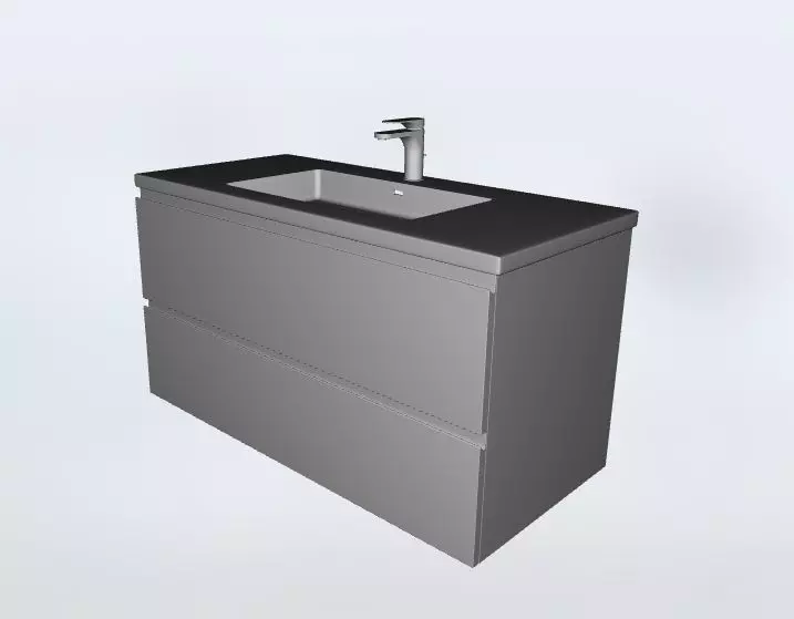 Lavamanos bathroom vanity unit Free 3D print model