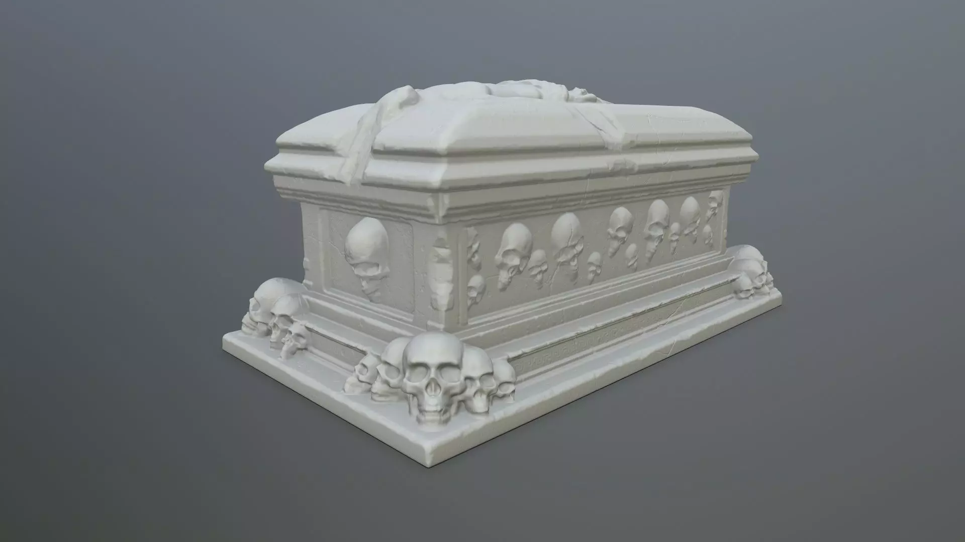 tomb print casket 3D print model_0