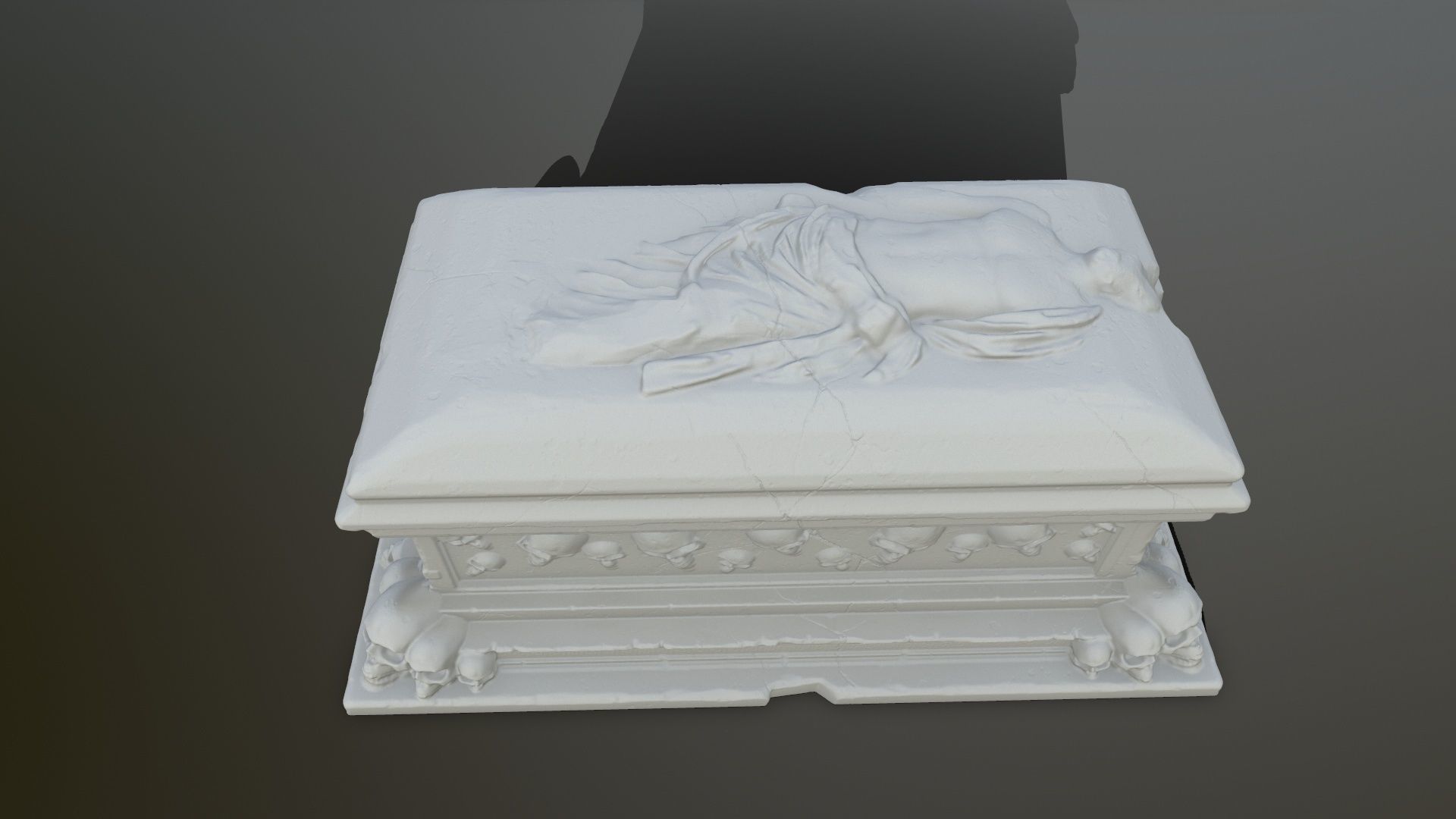 tomb print casket 3D print model_11