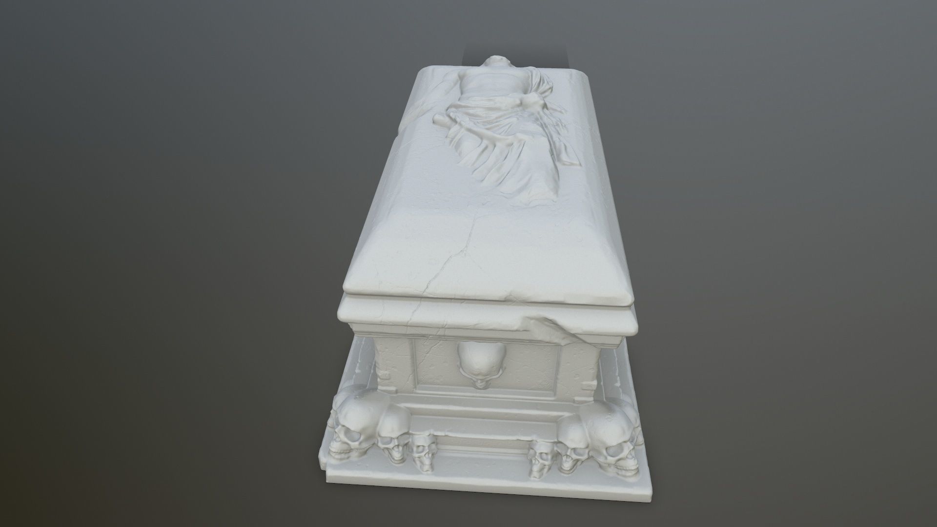 tomb print casket 3D print model_9