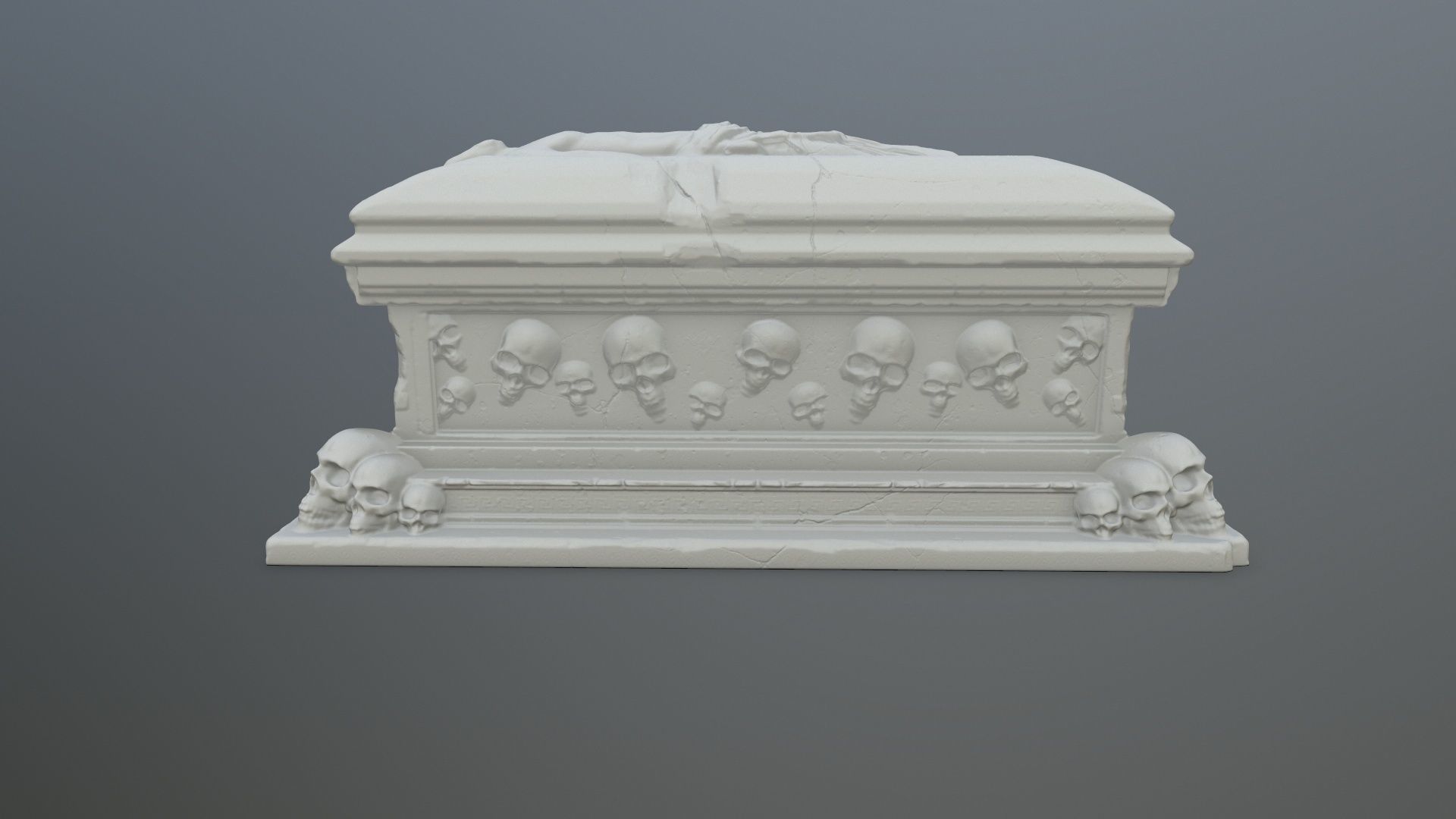 tomb print casket 3D print model_1