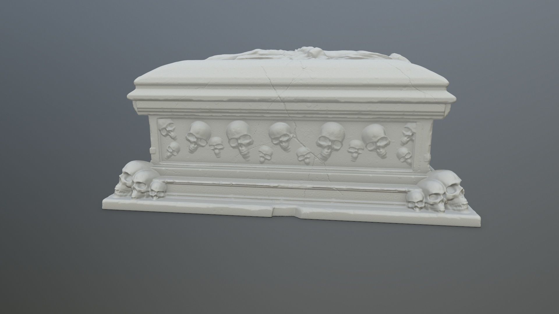 tomb print casket 3D print model_5