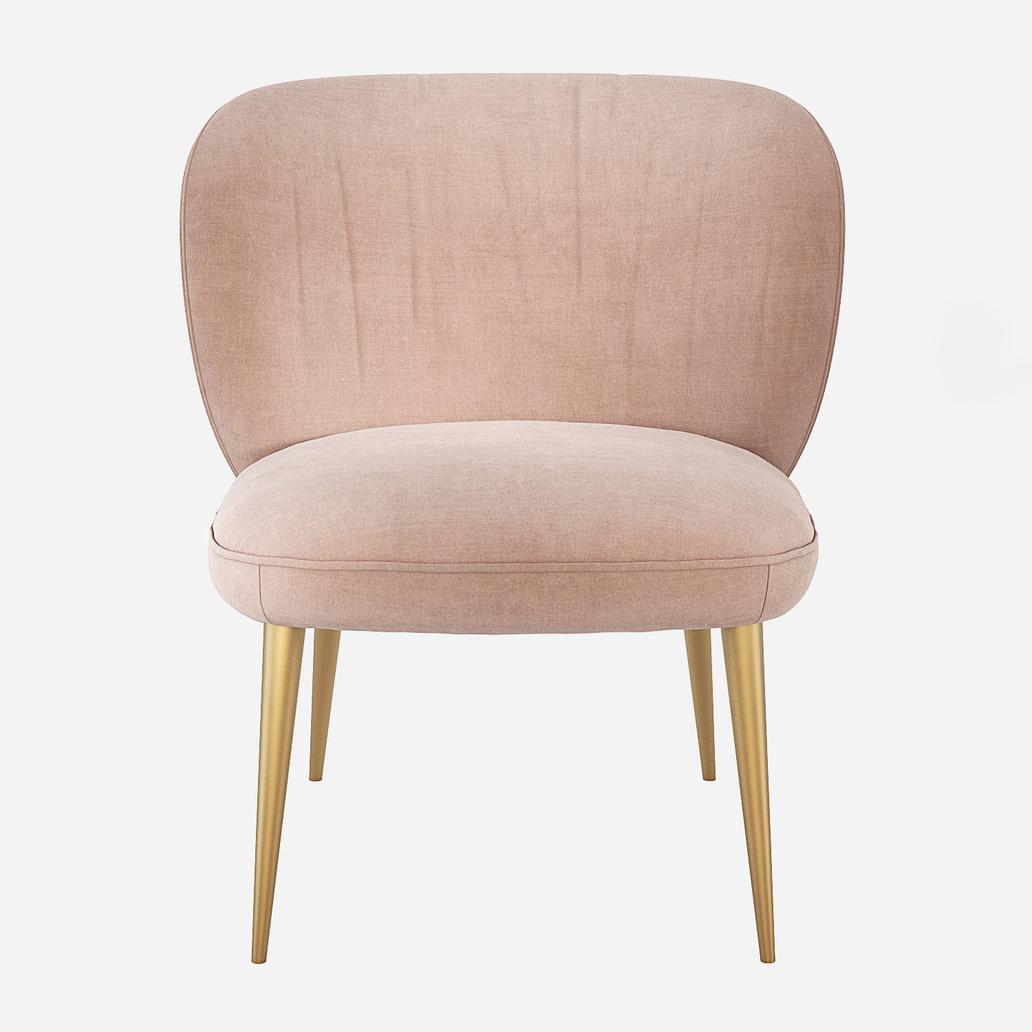 West Elm Ginger Slipper Chair 3D model_6