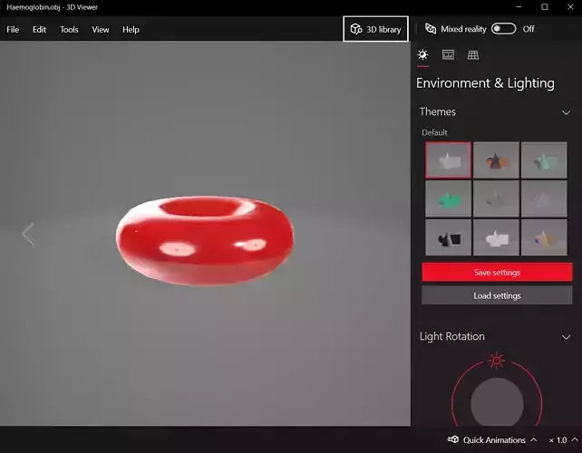 Blood Circulatory System 3D model