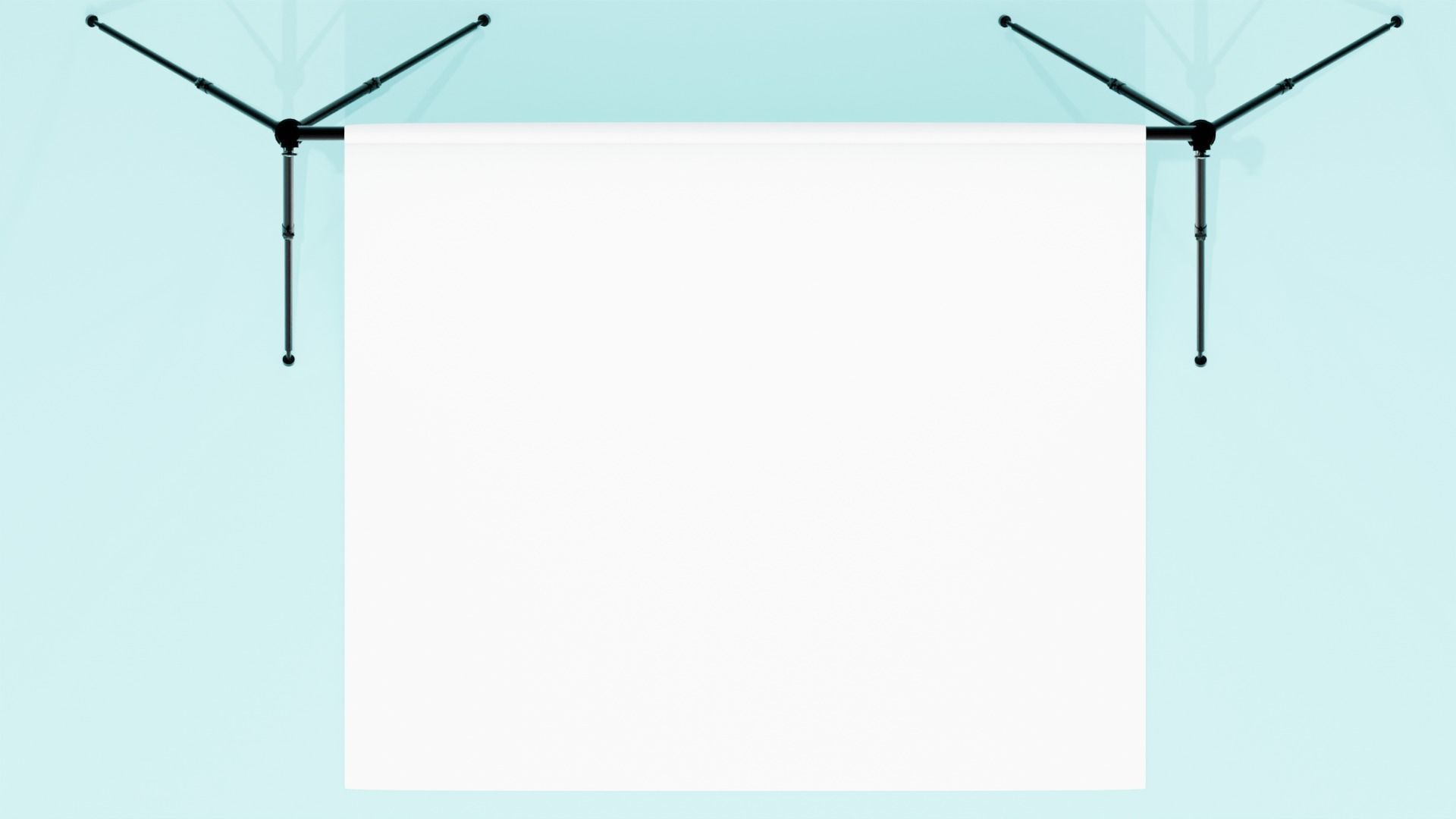 Photography Studio Backdrop with Tripods to showcace a product 3D model_7