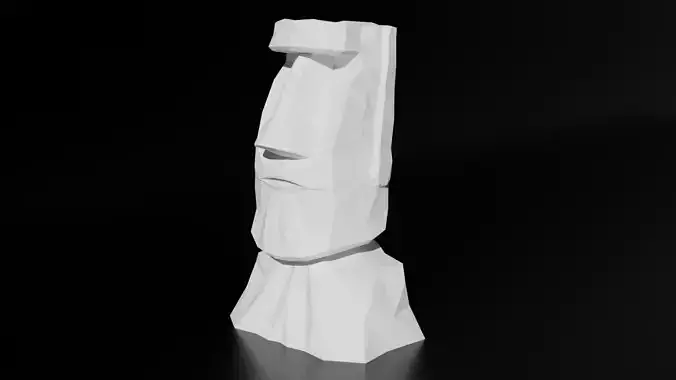 Moai Statue LowPoly