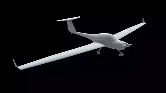 HK-36TC Diamond 3D Printable Airplane 3D print model