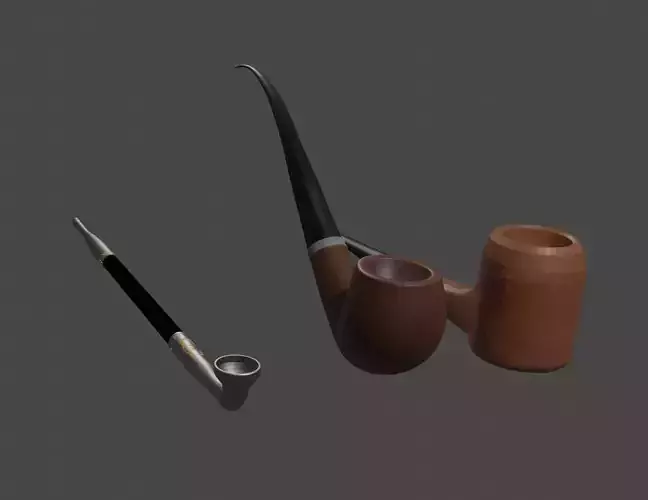 Tobacco pipes 3D 