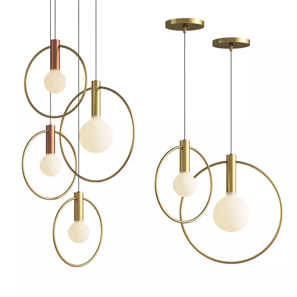 Aura Radial Cluster Ladies and gentlemen Studio 3D model_0