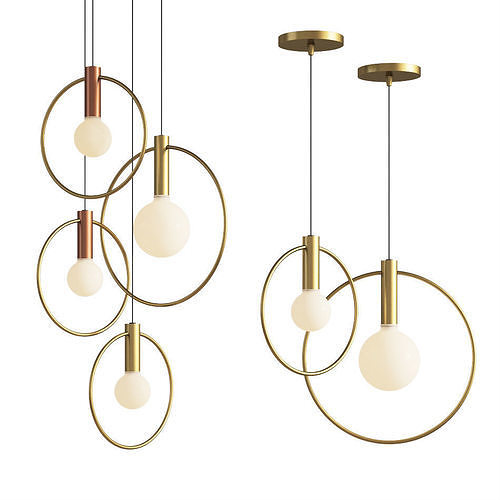 Aura Radial Cluster Ladies and gentlemen Studio 3D model