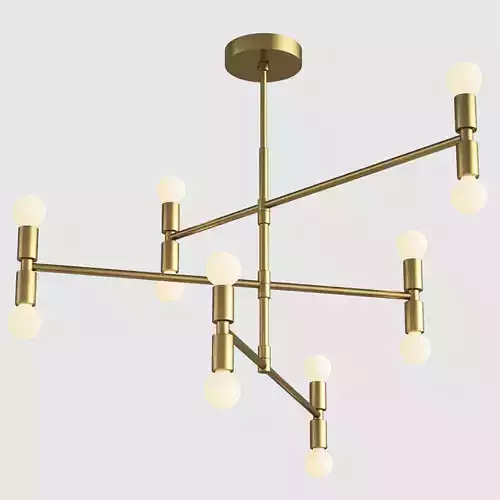 Luster Atomium Chandelier Lambert Fils