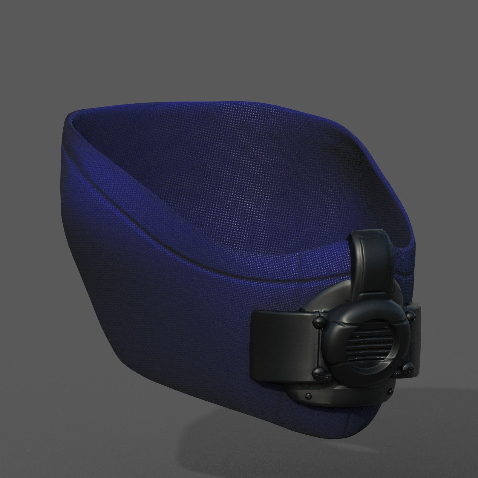 Gas mask helmet 3d model military combat fantasy  3D model_3