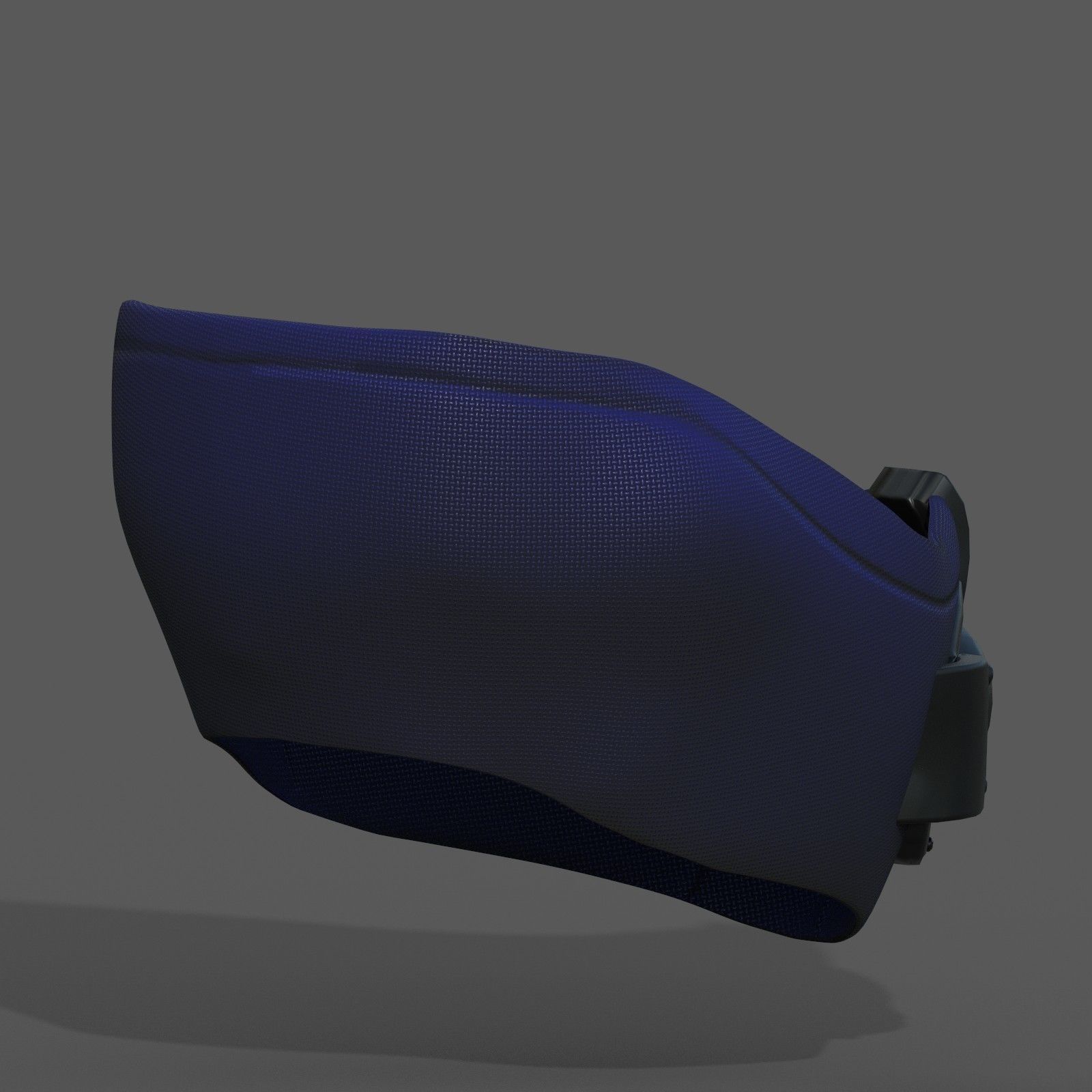 Gas mask helmet 3d model military combat fantasy  3D model_7