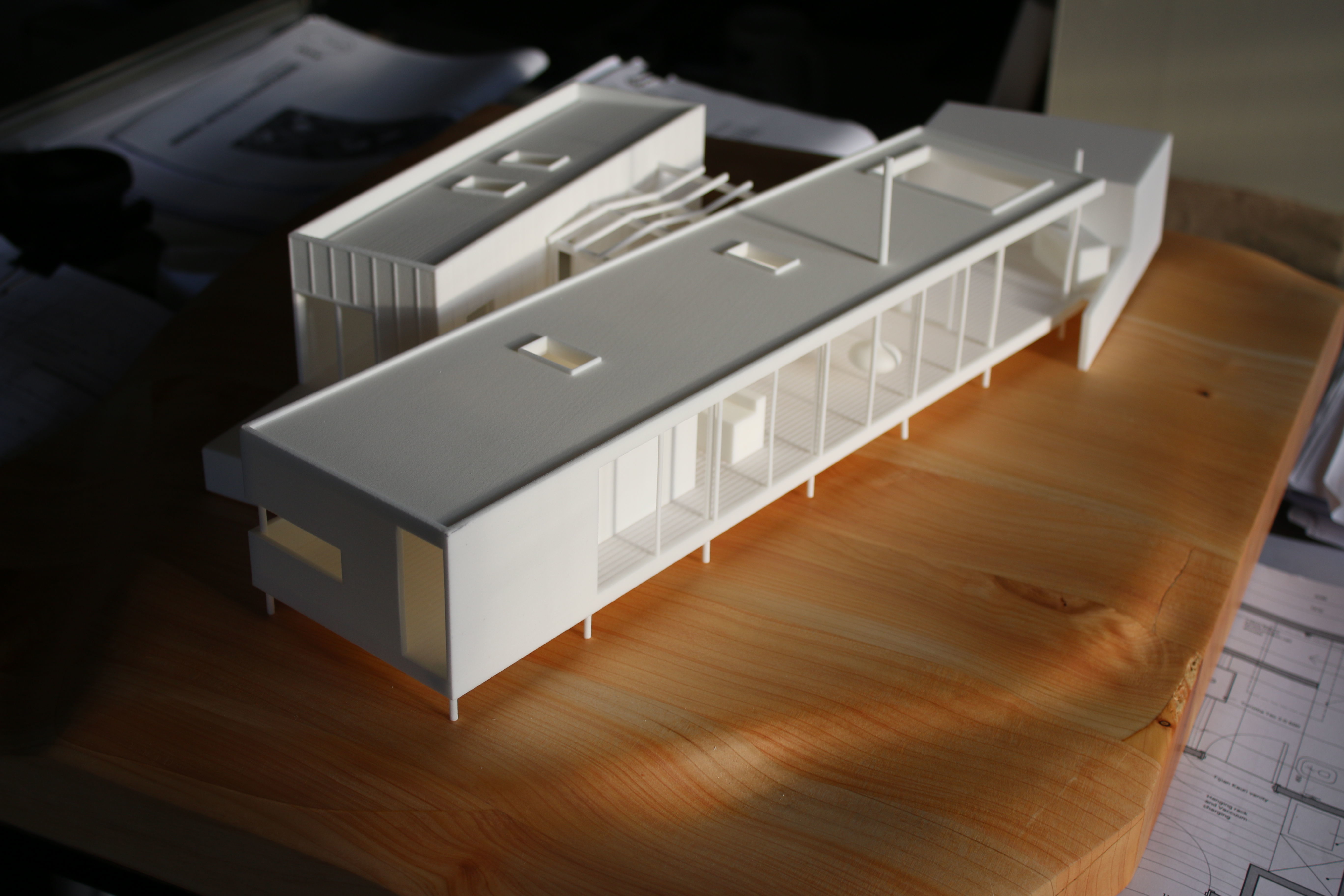 Modern Beach House 3D print model_1