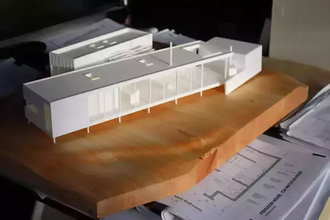 Modern Beach House 3D print model