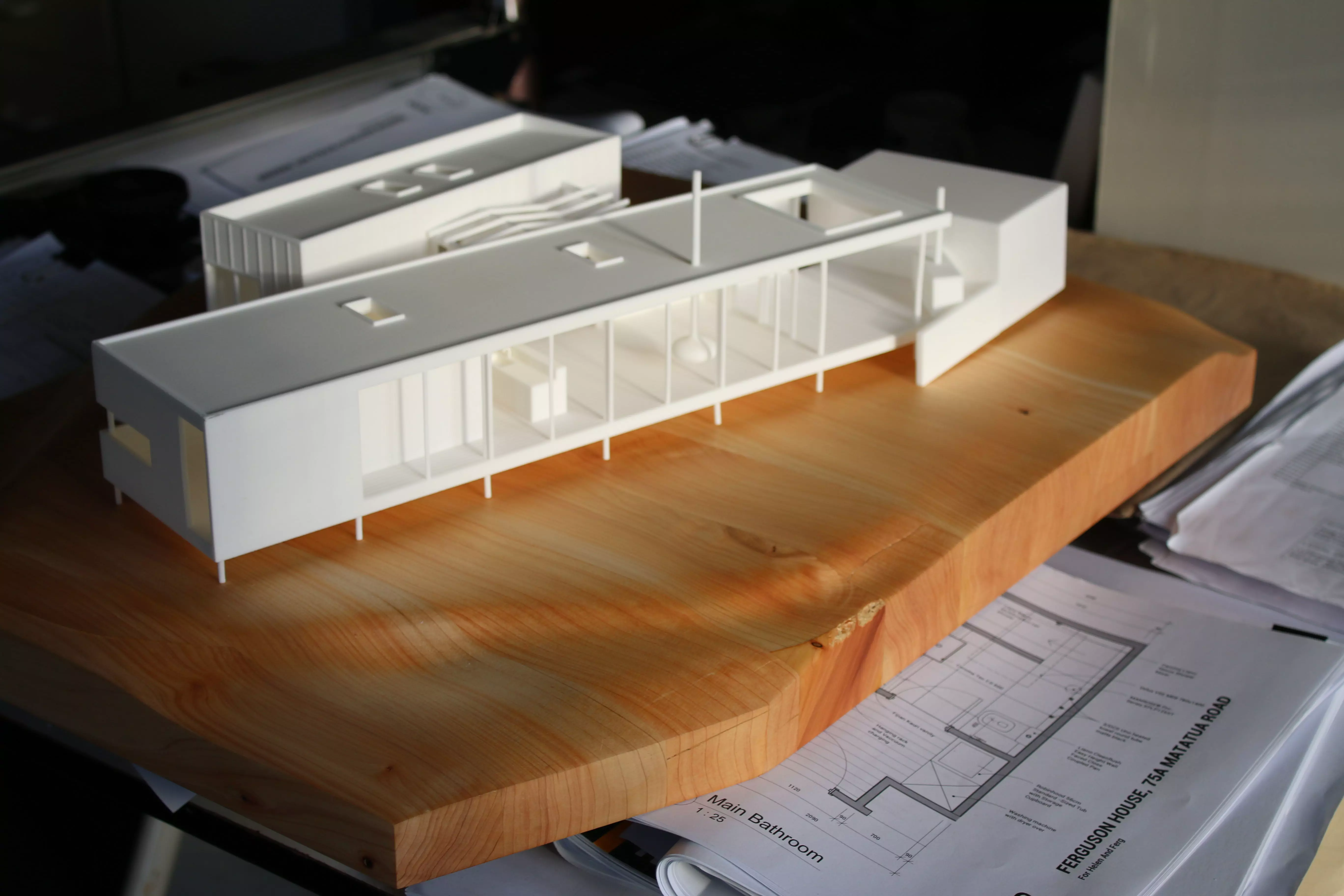 Modern Beach House 3D print model_0