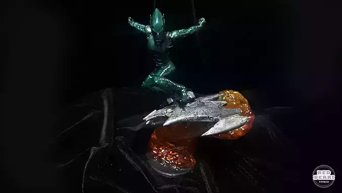 GREEN GOBLIN SPIDERMAN SAMRAIMI  VERSE STATUE 3D PRINT 3D print model