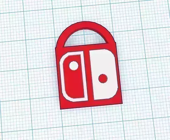 Nintendo switch keychain