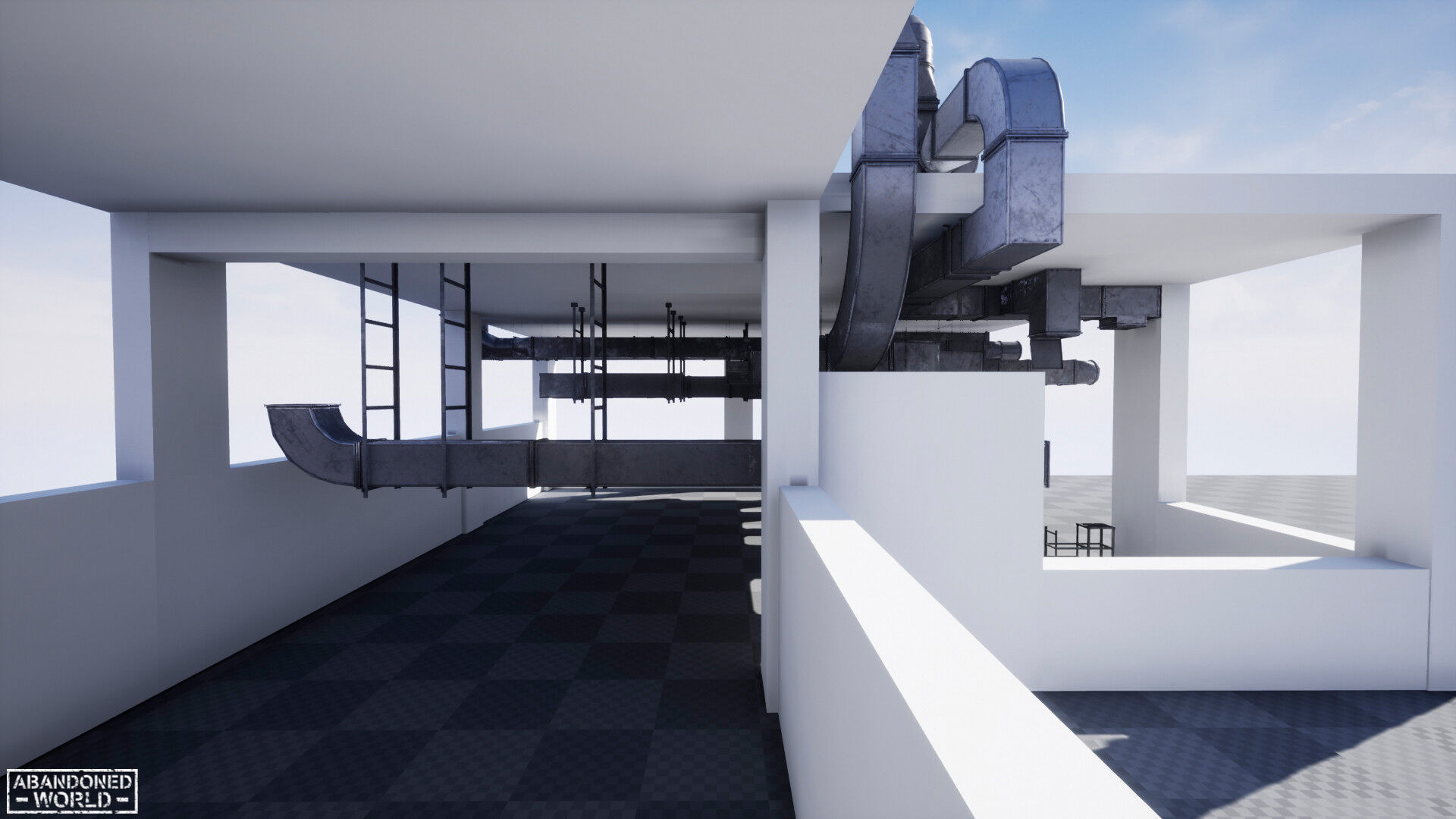 Modular Ventilation Pack Low-poly 3D model_3