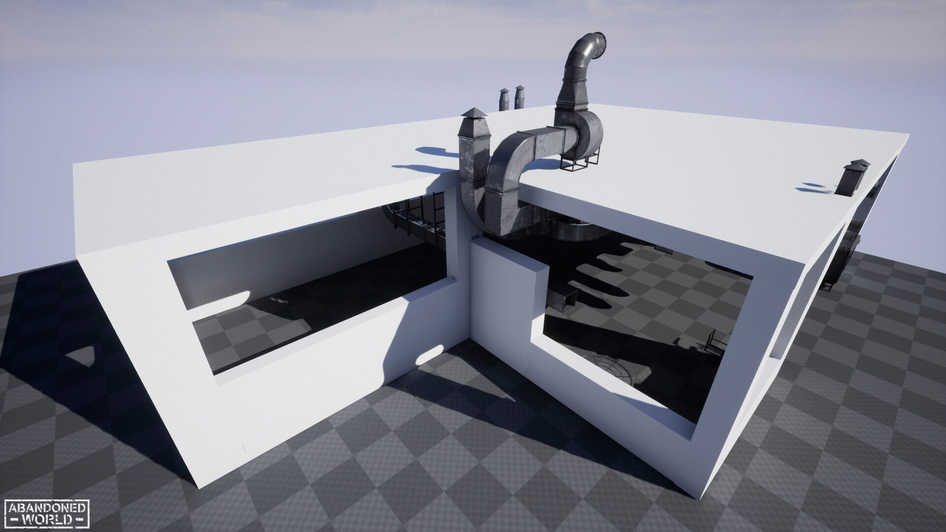 Modular Ventilation Pack Low-poly 3D model_11