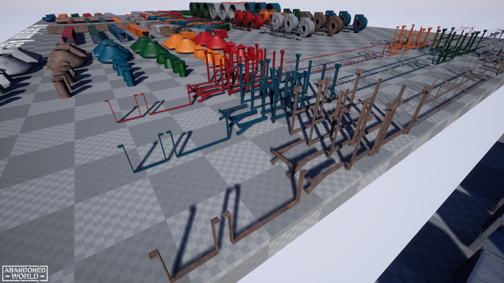 Modular Ventilation Pack Low-poly 3D model_21