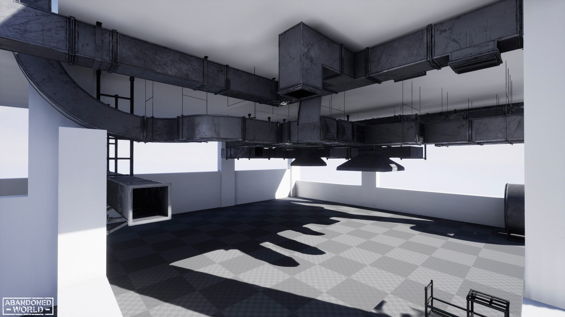 Modular Ventilation Pack Low-poly 3D model_4