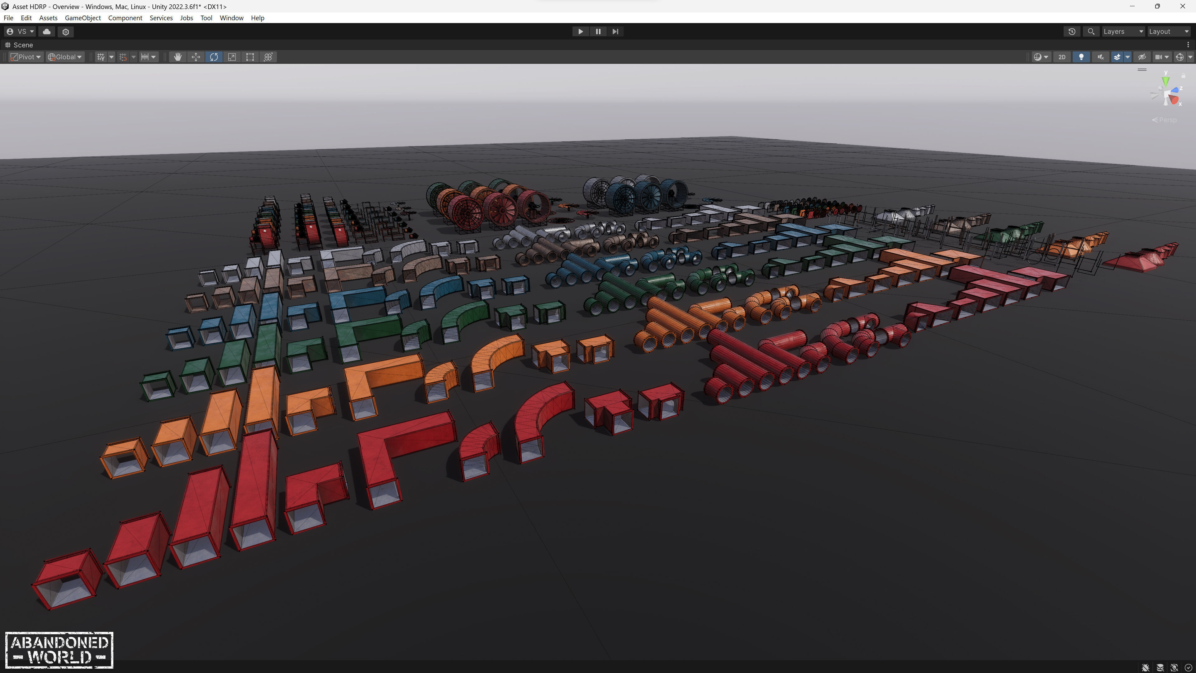 Modular Ventilation Pack Low-poly 3D model_34