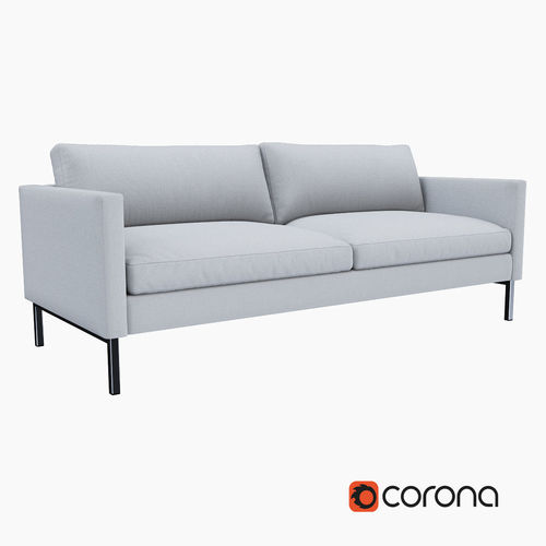 West Elm High Line Upholstered Sofa 3D model