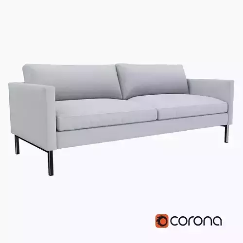 West Elm High Line Upholstered Sofa 3D model